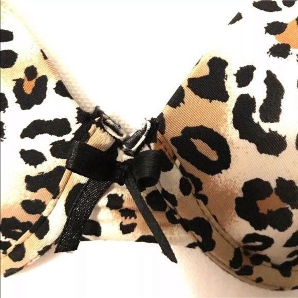 Demi Padded Underwire Bra 36C Leopard Print Style 42004 - Picture 4 of 7